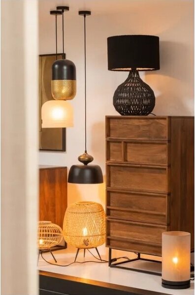 Stolní lampa BASICLABEL 1xE27/40W/230V bambus