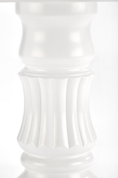 Rozkládací jídelní stůl WILLIAM 90/124 cm bílá