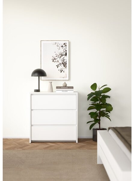 Bílá komoda 80x84x48 cm Next – Tvilum