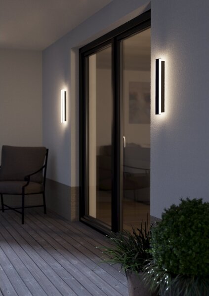 Eglo 900676 - LED Venkovní nástěnné svítidlo NEVIANO 2xLED/3,7W/230V 3000K IP55