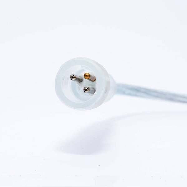 DECOLED LED tekoucí světlo, 6 m, ledově bílá, 96 diod, čirý kabel IP44, 24V
