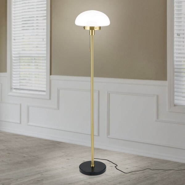 Orion Stl 12-1191/1 - Stojací lampa SPARTA 1xE27/40W/230V zlatá/černá