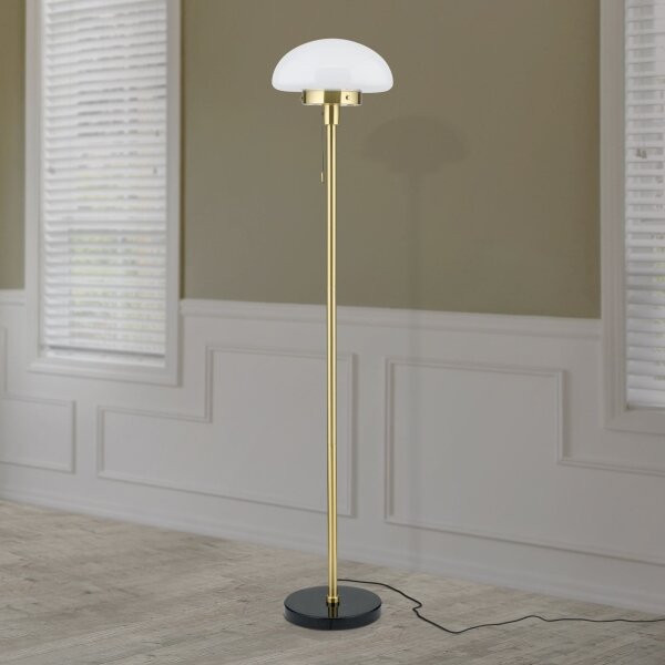 Orion Stl 12-1191/1 - Stojací lampa SPARTA 1xE27/40W/230V zlatá/černá