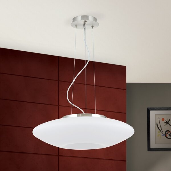 Orion HL 6-1559/2 - Lustr na lanku BLANC 2xE27/60W/230V pr. 49 cm matný chrom