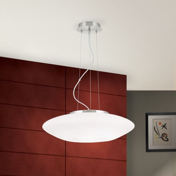 Orion HL 6-1559/2 - Lustr na lanku BLANC 2xE27/60W/230V pr. 49 cm matný chrom