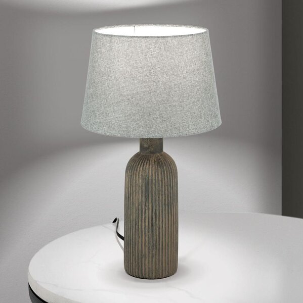 Orion LA 4-1226 - Stolní lampa ORCHID 1xE27/40W/230V keramika hnědá/šedá
