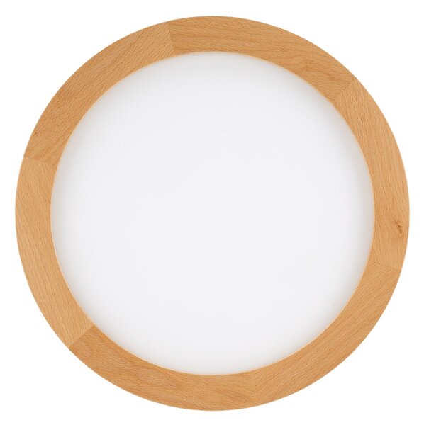 TK Lighting Stropní LED svítidlo 18004 AQUA WOOD 300, 24W, IP54, CCT