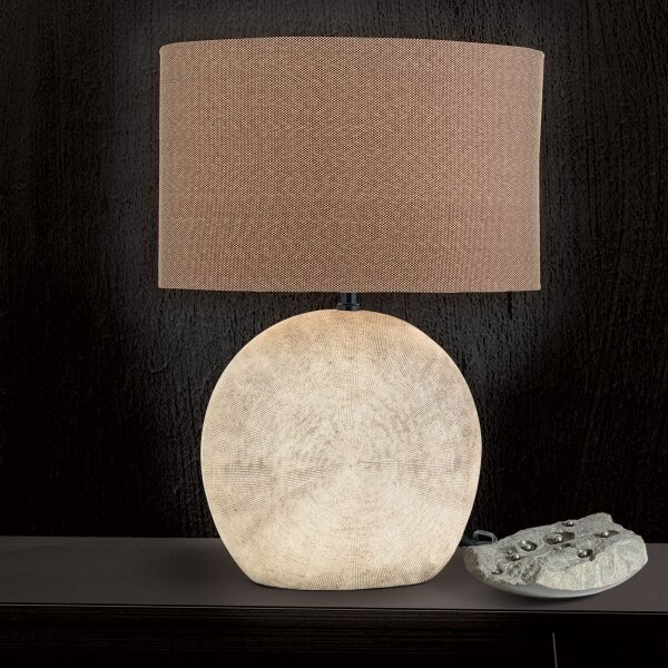 Orion LA 4-1193 - Stolní lampa ETHNO 1xE27/60W/230V keramika hnědá/béžová