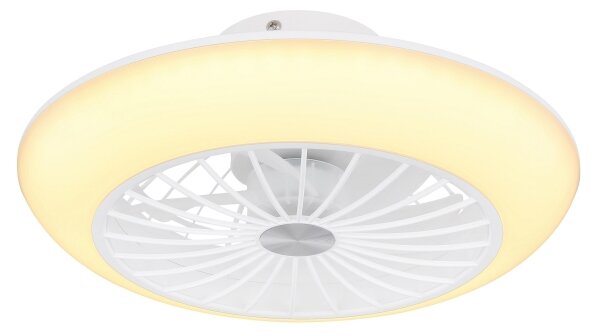 Globo 03632W - LED Stropní svítidlo s ventilátorem LAFEE LED/18W/230V