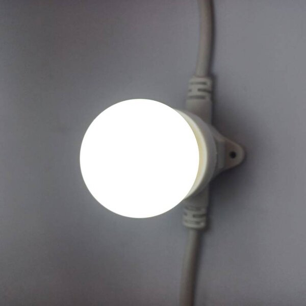 DECOLED LED žárovka ledově bílá, patice E27, 12 diod
