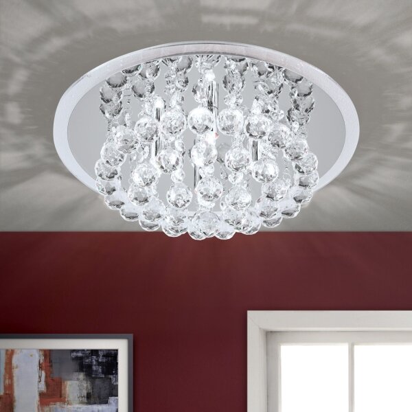 Orion DLU 2378/4/38-Křišťálové str. svítidlo GLORIA 4xG9/40W/230V pr.38 cm chrom