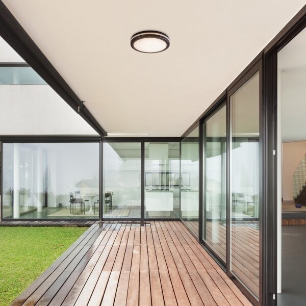 Rabalux 77035 - LED Koupelnové stropní svítidlo INDRE LED/28W/230V IP54 černá