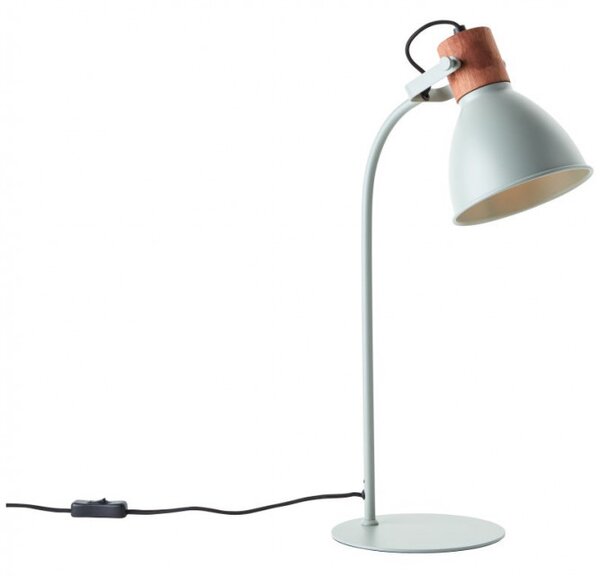 Brilliant 94555/63 Stolní lampa ERENA zelená + dřevo