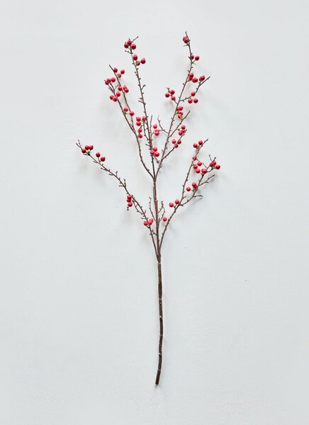 House Doctor Umělá větvička Hawthorn - Red HD428