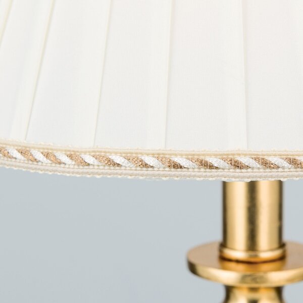 Orion LA 4-1049/1 - Stolní lampa FONSA 1xE27/60W/230V bílá/zlatá