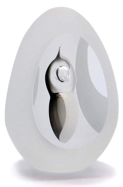 Artcristal Bohemia Broušené těžítko trojbrus - dekor 07 Barva: Opálově bílá / Kouřově černá, Výška: 7 cm