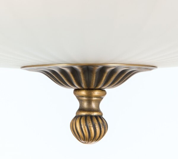 Orion DL 7-523/43 - Přisazený lustr ROCCA 4xE27/60W/230V pr. 43 cm bronz/bílá