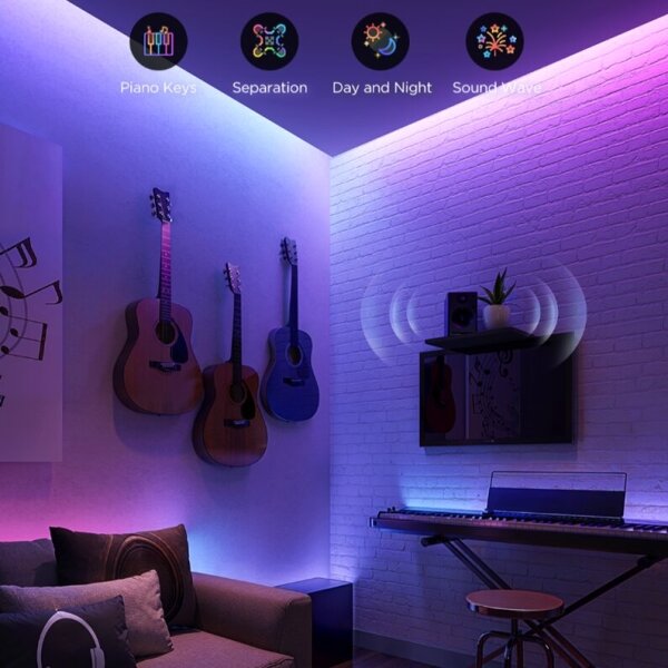 Govee - LED RGBWWIC Stm. prodlužovací pásek Strip Light 2 Pro 1m Wi-Fi Matter