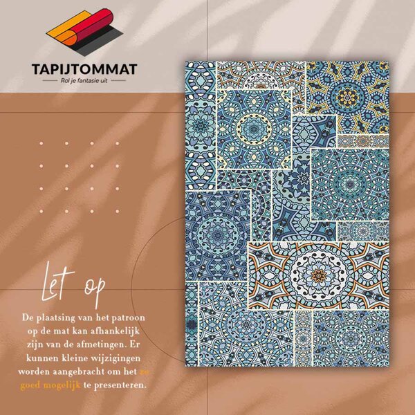 Vinylový koberec pro domácnost Mandala patchwork