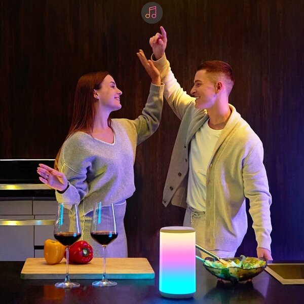 Govee - LED RGBIC Stmívatelná stolní lampa AURA 2 2200-6500K Wi-Fi Matter