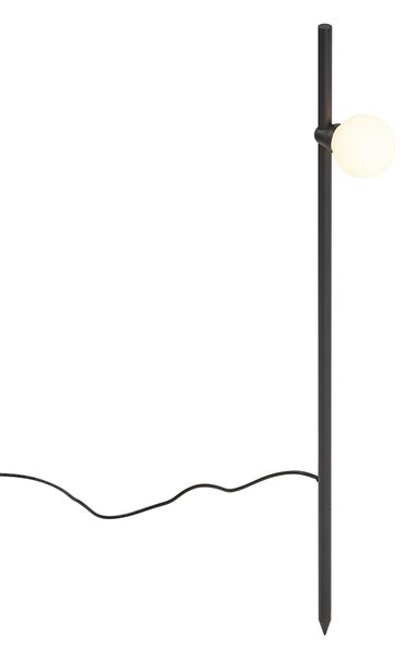 Sada 3 moderních zahradních bodových světel černá vč. LED IP44 - Garly Ball