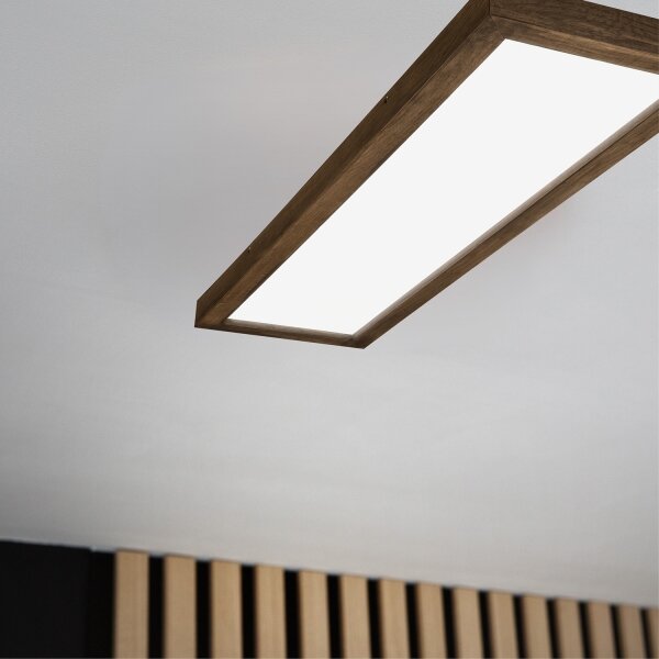 Brilagi-LED Stmívatelné svítidlo WOODY FRAME LED/50W/230V dub 120x30 cm IP44 +DO