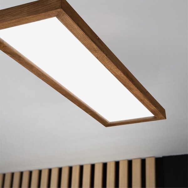 Brilagi -LED Koupelnové svítidlo WOODY FRAME LED/40W/230V 120x30 IP44 dub třešeň