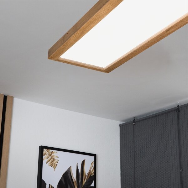 Brilagi - LED Koupelnové svítidlo WOODY FRAME LED/40W/230V 120x30 cm IP44 dub