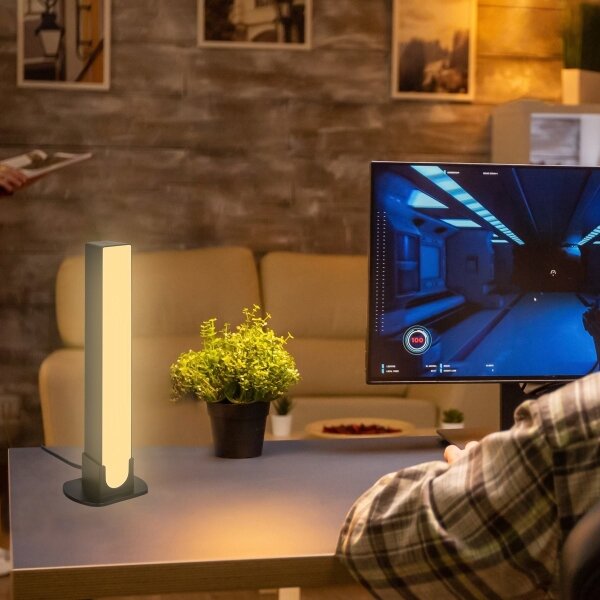 Brilo - SADA 2x LED RGBIC Stm. stolní lampa LED/12W/230V 3000-6500K Wi-Fi Tuya
