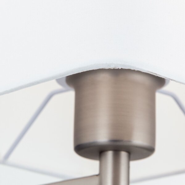 Orion Stl 12-1187/1 - Stojací lampa CARLTON 1xE27/40W/230V bílá/matný chrom