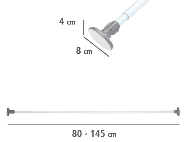 Teleskopická tyč HERKULES, 80 - 145 cm, WENKO