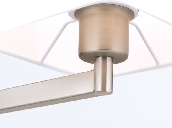 Orion LA 4-1209/1 - Stolní lampa CARLTON 1xE27/40W/230V bílá/matný chrom