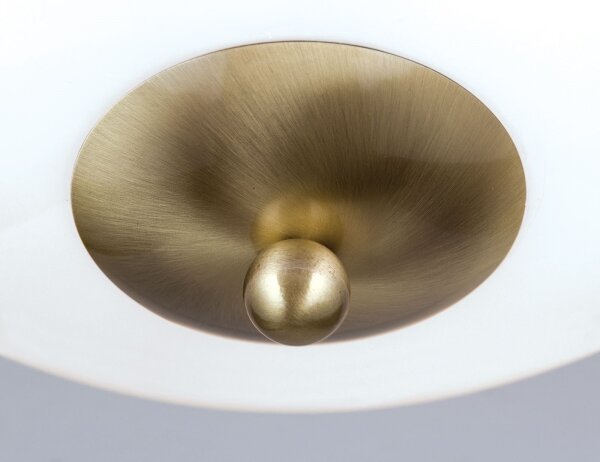 Orion DL 7-677/50 - Stropní svítidlo AUSTRIAN OLD LAMP 3xE27/60W/230V bronz/bílá