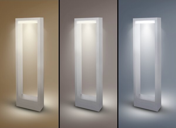 Brilagi - LED Venkovní lampa RAGUSA LED/7W/230V 3000/4000/6000K bílá IP54 50 cm
