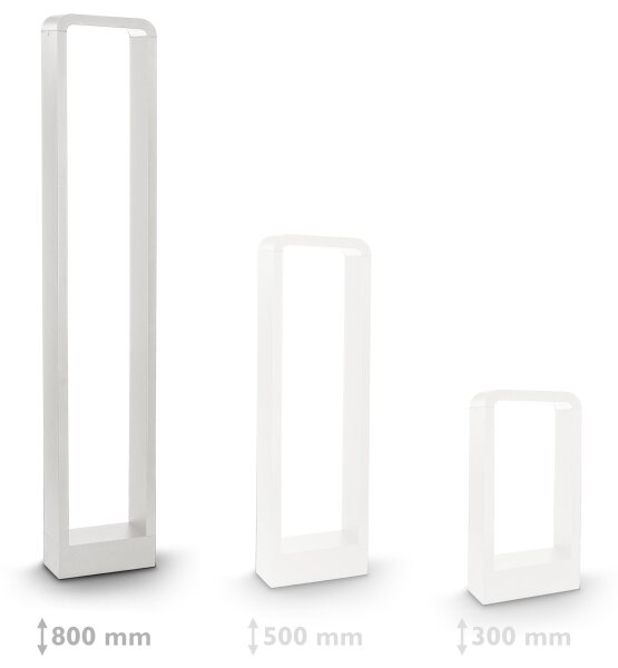 Brilagi - LED Venkovní lampa BARI LED/7W/230V 3000/4000/6000K bílá IP54 80 cm