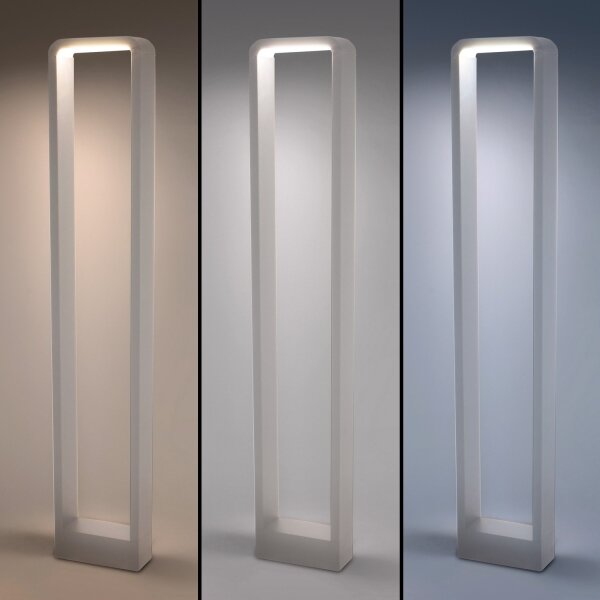 Brilagi - LED Venkovní lampa BARI LED/7W/230V 3000/4000/6000K bílá IP54 80 cm