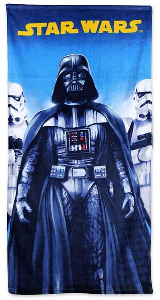 Plážová osuška Star Wars - Darth Vader a Stormtroopeři - 100% bavlna - 70 x 140 cm