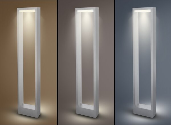 Brilagi - LED Venkovní lampa RAGUSA LED/7W/230V 3000/4000/6000K bílá IP54 80 cm