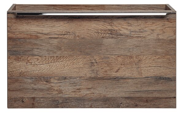 Comad Závěsná skříňka Santa Fe s deskou a umyvadlem 80 cm dub santa fe vintage