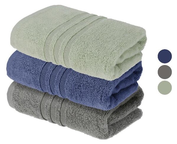 Livarno® Froté ručník Zero Twist, 50 x 100 cm, 500 g/m2, 2 kusy (100398571)