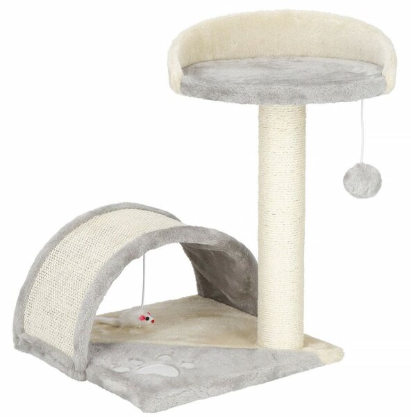 Škrabadlo pro kočky - Věž s tunelem 2 patra 47 cm SPRINGOS PA1034