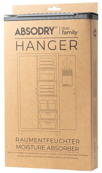 Everbrand Sweden Everbrand pohlcovač vlhkosti do šatních skříní Absodry Duo Family Hanger, 1 x 600g