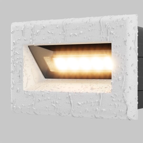 Maytoni O045SL-L3W3K -LED Venkovní vestavné svítidlo BOSCA LED/3W/230V IP65 bílá