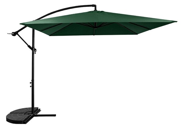 Aga Zahradní slunečník MR2048 250 cm Tmavě zelený