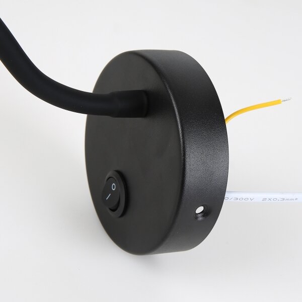 Brilagi - LED Flexibilní nástěnná lampa MAYA LED/3W/230V 4000K černá