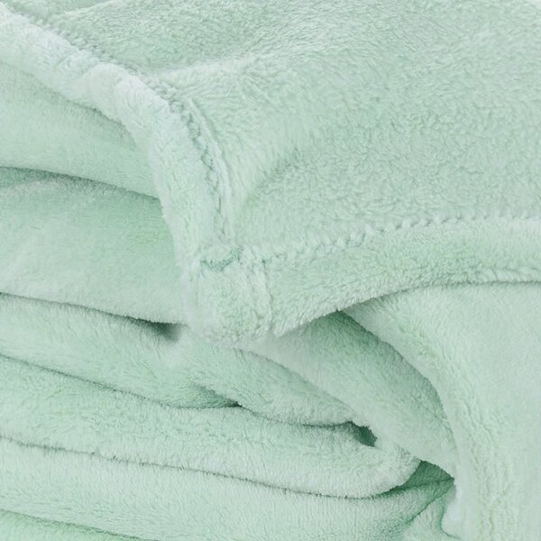 BedTex deka z mikroplyše CORAL FLEECE jednobarevná UNI PISTÁCIOVÁ,, 150x200cm