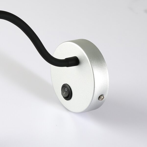 Brilagi - LED Flexibilní nástěnná lampa MAYA LED/3W/230V 4000K stříbrná