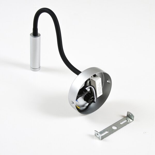 Brilagi - LED Flexibilní nástěnná lampa MAYA LED/3W/230V 4000K stříbrná