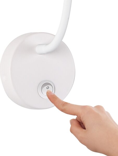Brilagi - LED Flexibilní nástěnná lampa MAYA LED/3W/230V 4000K bílá/zlatá