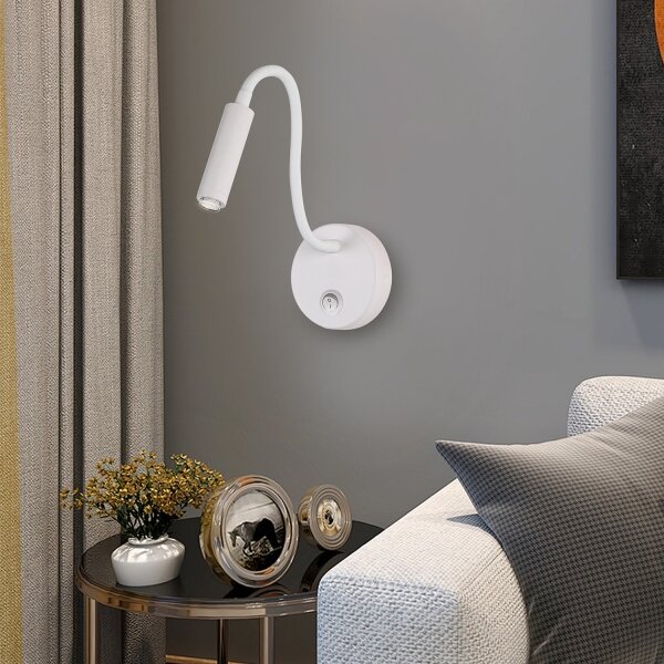 Brilagi - LED Stmívatelná flexibilní nástěnná lampa MAYA 1xG9/4W/230V bílá